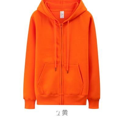 China Wholesale Logo Women's Orange Hoodies Cotton Girls Coat Long Sleeve Jacket Hoodie Custom QUICK DRY Women's Orange Hoodie for sale