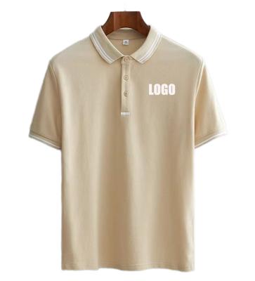 China High Quality Breathable Men Golf Polo Shirts 100% Quick Dry Simple Custom Logo Men'S Polo Shirt Polyester T-shirt for sale