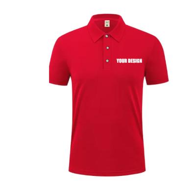 China Factory Wholesale T-Shirts Plain Men's Polo Tshirts With Logo Custom Logo Printed Breathable Men's Polo Shirt Fashion Short Sleeve for sale