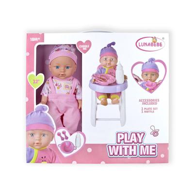 China Active Kids Gift for 3+ Reborn Baby - 12 inch Lifelike Real Silicone Vinyl Weighted Body Newborn Baby Doll - Doll for sale