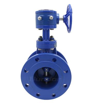 China General Bundor DN100 1.6Mpa ANSI EPDM Seated Water Butterfly Valve Large Size Ductile Iron Flanged Butterfly Valve Price for sale