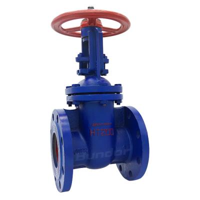 China General Bundor ANSI/DIN 150mm Ductile Iron PN10 Gate Valve With Flange Cast Iron Outside Stem Gate Valve for sale