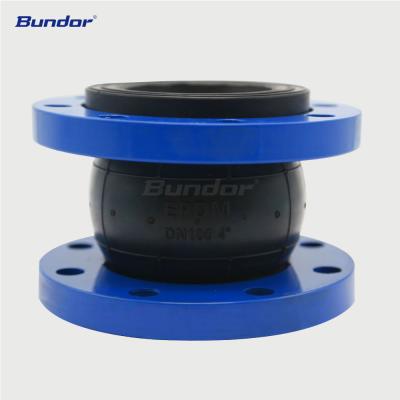 China Easy Installation Bundor 6 Inch DN150 EPDM Expansion Joint ANSI 150LB/PN16/10K Single Flanged Rubber Gasket for sale