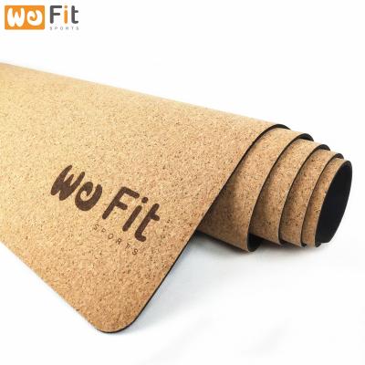 China OEM Eco Friendly Eco Friendly Wholesale Custom Large Pilates Printed Cork Yoga Mat for sale