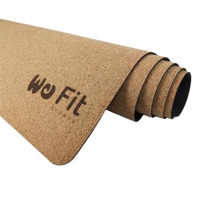 China Yoga Exercises Manufacturer Yoga Mat Strap Cork Rubber Yoga Mat 5mm for sale