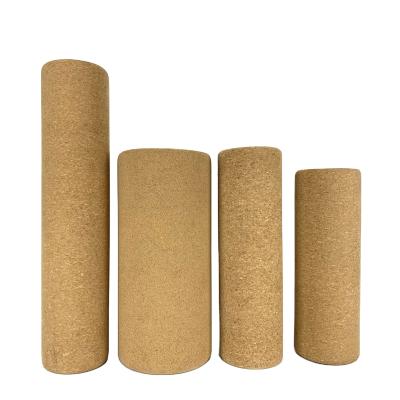 China Eco - Friendly Non - Toxic Natural Cork Cork Yoga Massage Roller for sale