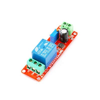 China New and Original DC 12V Relay Delay Shield 0~10S Time Delay Timer Adjustable Switch Module NE555 NE555 Relay Module RM for sale