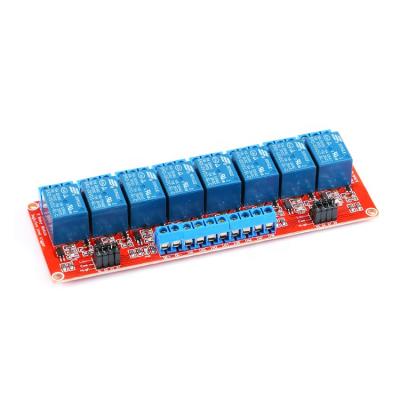 China New and Original 8 Channel Relay Module Trigger Relay High Low Level Control with Light Coupling 12V for UNO R3 8 8 Channel Relay for sale