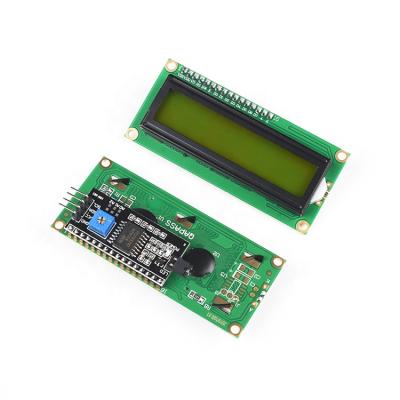 China New and original 5V IICI2C 1602 yellow green screen LCD display module for Mega2560 LCD1602 LCD1602 for sale