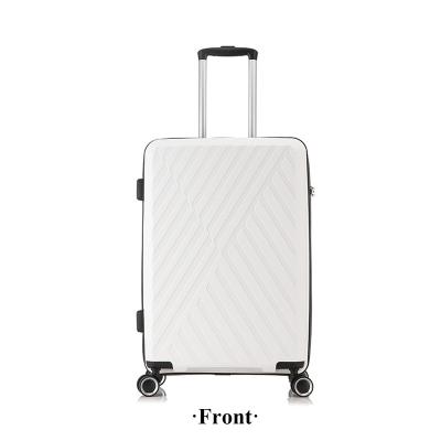 China PP LUGGAGE BAG GOOD DESIGN 4 WHEELS TROLLEY CASE 3PCS SET LUGGAGE HIGH QUALITY for sale