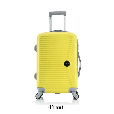 China PP NEW CUSTOM DESIGN CANDY COLORS PP LUGGAGE BAGS SUIT CASE 3PCS INCH HARDSIDE PP LUGGAGE BAGS for sale