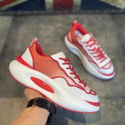 China 2022 Custom Made Fashion Trend Factory Style New Sneakers Shoes Thick Bottom Mens Sports Casual Shoes for sale