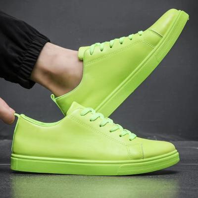 China Fashion Trend New Wenzhou Style Shoes White Green Light Weight Men Black Breathable Casual Shoes for sale