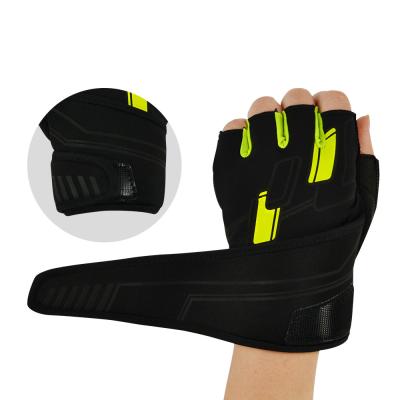 China Gym Half Finger Open Workout Gloves Short Custom Fitness Gloves For Rhythmic Gymnastics Bodybuilding Powerlifting for sale