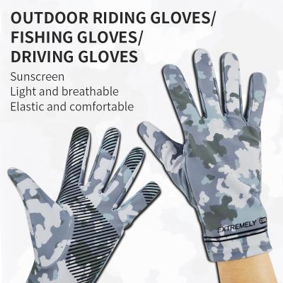 China Comfortable Spring Summer Sunscreen Shorts Female UV Touch Screen Gloves Shape Women Lightly Ice Workout Silk Gloves for sale