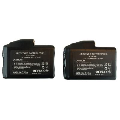 China Others 7.4V 2200Mah 16.28Wh 35mm multiply 135mm lithium battery without case for sale