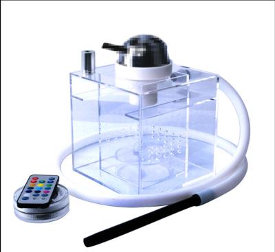 China Shenzhen Reliable Acrylic Cheap Fast Delivery Logistics Modern Square Box Hookah for sale