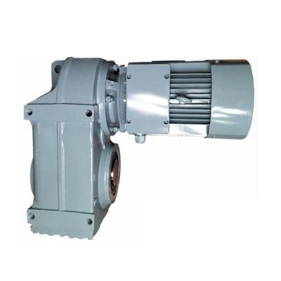 China Factory F series Beiji parallel shaft helical gearbox geared reducer motor gear cast iron for sale