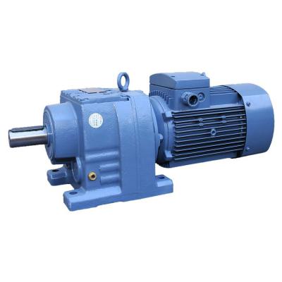 China Helica Gear R Series Speed ​​Reducer Helical Tooth Hard Tooth Gearbox With R/RF/RX/RFX 37-187 Motor for sale