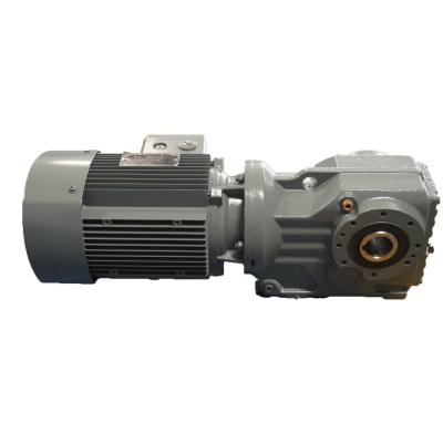 China Helica Gear K Series Helical Gear Reducer Helical Bevel Motor for sale