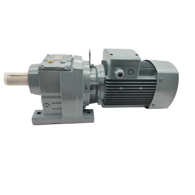 China Helica Gear R Series Gear Reducer Helical Motor for sale