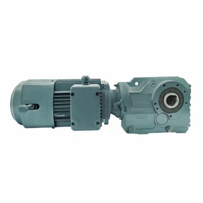 China Hot Selling KA37 Helical Gear Bevel Pinion Gearbox K Speed ​​Helica Series Stable Flange Helical Motor for sale