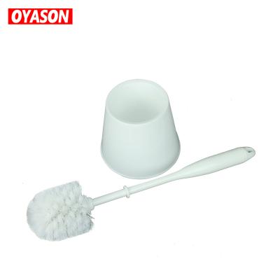 China Cheap Plastic Washing Tool Stocked Toilet Cleaning Brush With Bowl for sale