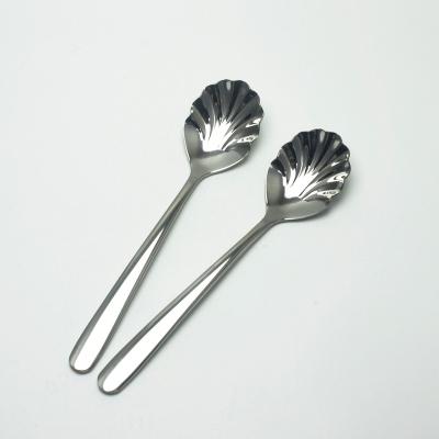 China Sustainable High Quality Shantou 304 Stainless Steel Sugar Spoon For Coffee Dessert for sale