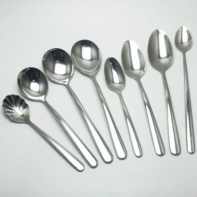 China Spoon High Quality 304 Viable And Forking Stainless Steel Flatware Set for sale