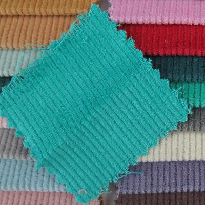 China Wholesale Woven Simple Style Tear-Resistant 11 Wale No Elasticity 100% Cotton Corduroy Fabric For Pants, Dresses, Coats for sale