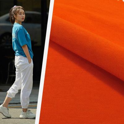 China Wholesale Viable 32S 230gsm Double Jersey Yarn 100% Cotton Knitting Fabric For T-shirts, Sportswear ect for sale