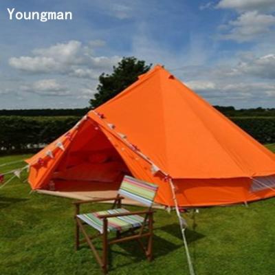 China Extended Type China Factory 4m Color Canvas Tent for sale