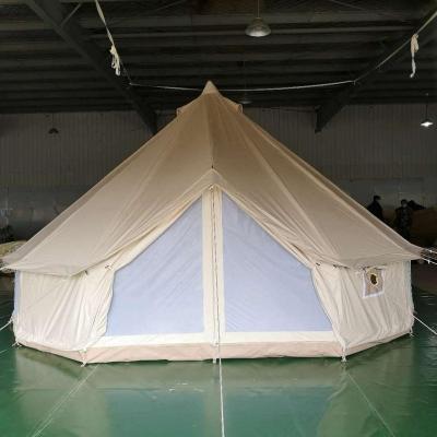 China Eco-friendly luxury yurt tent outdoor waterproof cotton canvas bell tent for sale for sale