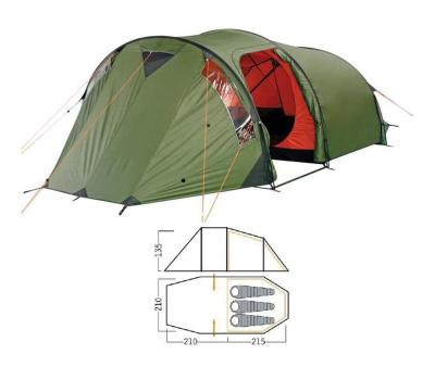 China Extended Type Double Top Tents Camping Telescopic Tent Bulk Sale Waterproof Outdoor Pop Up for sale