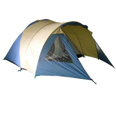 China Extended Type 4 Persons Double Wall Tents Camping Tent Waterproof Camping Beach Shelters Large Tent for sale