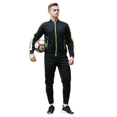 China New Men's Breathable Soccer Jacket Coat Hooded Training Tracksuit Sports Shirts Sets Jogging Kits for sale