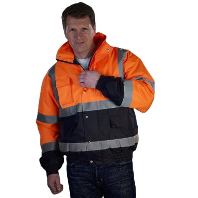 China Water Proof Custom High Visibility Safety Waterproof Mens Safety Reflective Jacket for sale