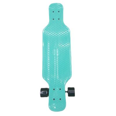 China Adult Long Plastic Skateboard, Long Full Board Drop Through Deck PP Full Plastic Cruiser For Adults Teens for sale