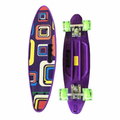 China Youth 24 Inch Handle Plastic Skateboard Wholesale Skateboards For Girls And Boys for sale