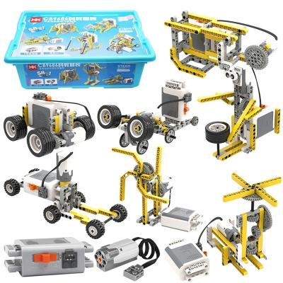 China 420PCS blocks Stemedu 420PCS BC-83 52-in-1 Education Toy Set CB9686 Electric Gear Mechanical Building Block Kit For LE.GOeds for sale