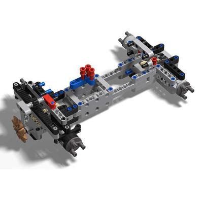 China Compatible with legoed M O-C 4WD Four-Wheel Drive Technical Car Chassis Bricks M.OC Parts Kit Compatible with legoed Power Functions DIY Robot Car for sale