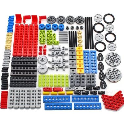 China Educational Toy Stemedu 182PCS Gear and Axle Connectors Pack MOC Parts DIY Gears Liftarm Pins Axles Connectors Assortment Pack for sale