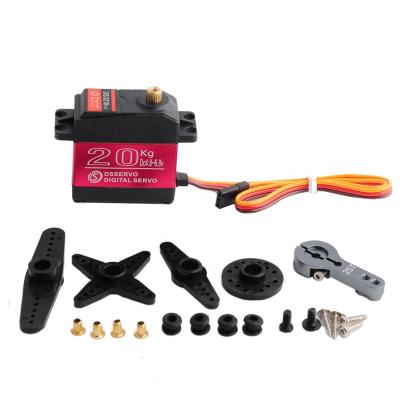 China 1/8 1/10 Scale RC Cars Stemedu DS3218 180 Degree High Speed Metal Gear Servo Waterproof Digital Baja Servo DS3218MG 20KG for 1/8 1/10 Scale RC Cars for sale