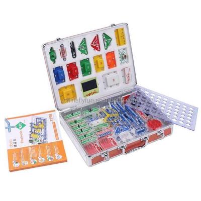 China Eco-friendly Non-toxic Stemedu Scientific Circuit Brick Science Physics Experiment Electronics Exploration Kit STEM Educational Toy for Kids for sale