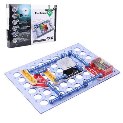 China Stemedu Science Electronic Snaps 1366 Experiments Kit - Electronic Circuit Set For Kids 49.00x35.00x6.00cm for sale