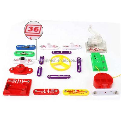 China Stemedu Electronic Building Blocks Scientific Circuit Assembly Educational Brick Toy For Children's Physics Experiment, CE T0505 for sale