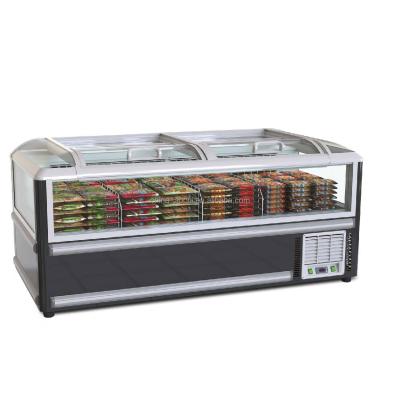 China 700L/600L/1000L/1150L Commercial Soft Ice Cream Display Refrigerator Freezer Countertop Display Showcase for sale