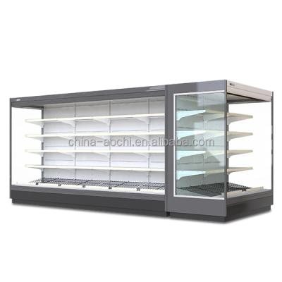 China Double-temperature Commercial Pastry Dessert Show Open Showcase Fridge Refrigerator Factory For Market for sale