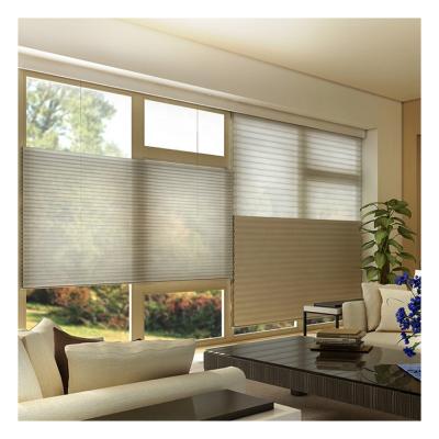 China Blackout / Semi Blackout New Design Custom Pattern Window Motorized Shades Blackout Honeycomb Blinds Cellular Curtain Roller Blinds for sale