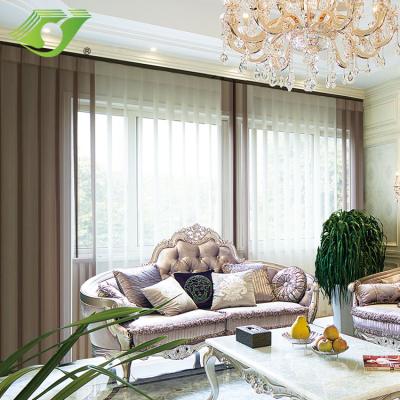 China Polyester Moisture-proof Decorative Fabric Blackout Modern Design Vertical Blinds for sale